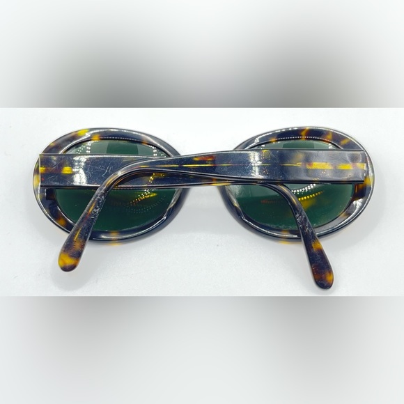 Vintage Anglo American Optical Aurora Brown Oval Sunglasses Frames Only - Picture 4 of 8